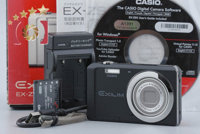[Used] CASIO Exilim EX-ZS5 Black Compact Digital Camera with Original Box