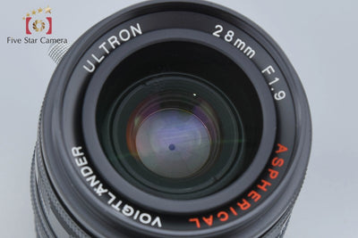 [Used] Voigtlander ULTRON 28mm f/1.9 Aspherical Black L39 Leica Screw Mount