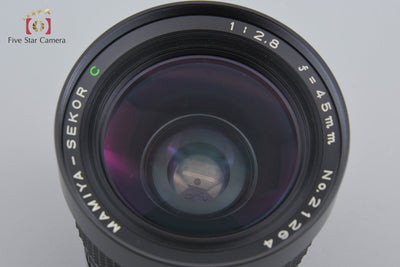 【中古】Mamiya マミヤ SEKOR C 45mm f/2.8 645用