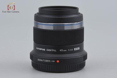 【Used】Olympus M.ZUIKO DIGITAL 45mm f/1.8 Black with Original Box