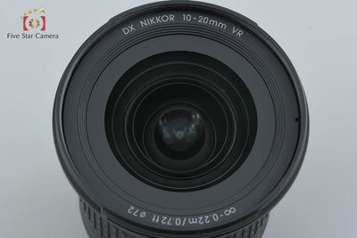 Used: Nikon AF-P DX NIKKOR 10-20mm f/4.5-5.6 G VR