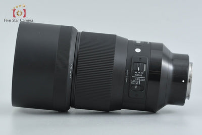 【中古】SIGMA シグマ Art 135mm f/1.8 DG HSM ソニーEマウント用 元箱付き