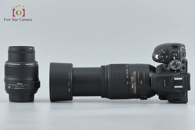 [Used] Nikon D5300 Black + AF-S DX NIKKOR 18-55mm f/3.5-5.6 G VR + AF-S DX NIKKOR 55-300mm f/4.5-5.6 G ED VR