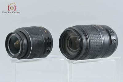 [Used] Nikon D5300 Black + AF-S DX NIKKOR 18-55mm f/3.5-5.6 G VR + AF-S DX NIKKOR 55-300mm f/4.5-5.6 G ED VR