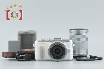 [Used] OLYMPUS Olympus PEN E-PL8 EZ Double Zoom Kit White - Very Low Shutter Count