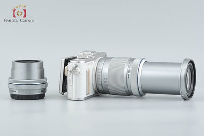 [Used] OLYMPUS Olympus PEN E-PL8 EZ Double Zoom Kit White - Very Low Shutter Count