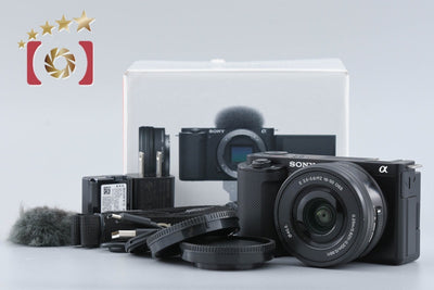 [Used] SONY Sony α VLOGCAM ZV-E10 Power Zoom Lens Kit Black, Low Shutter Count, With Original Box