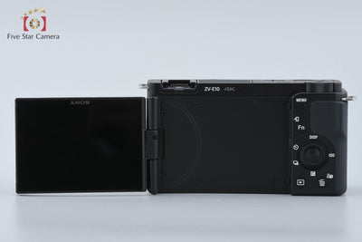 [Used] SONY Sony α VLOGCAM ZV-E10 Power Zoom Lens Kit Black, Low Shutter Count, With Original Box