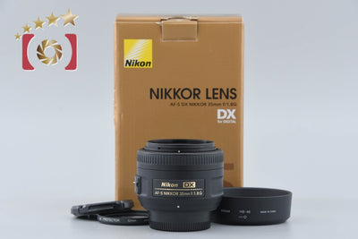 [Used] Nikon AF-S DX NIKKOR 35mm f/1.8 G with original box