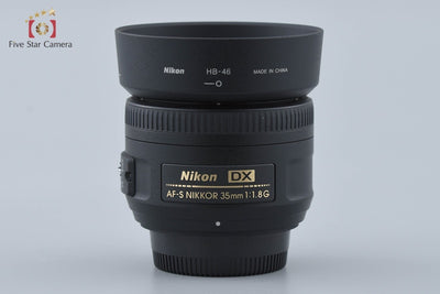 [Used] Nikon AF-S DX NIKKOR 35mm f/1.8 G with original box