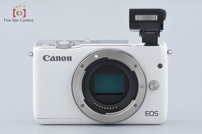 [Used] Canon EOS M10 Double Zoom Lens Kit White with Original Box
