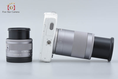 [Used] Canon EOS M10 Double Zoom Lens Kit White with Original Box