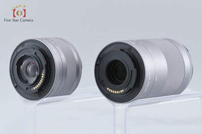 [Used] Canon EOS M10 Double Zoom Lens Kit White with Original Box