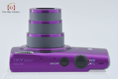 [Used] Canon IXY 600F Purple Compact Digital Camera