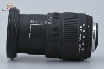 【中古】SIGMA シグマ 17-70mm f/2.8-4.5 DC MACRO ニコン用 元箱付き