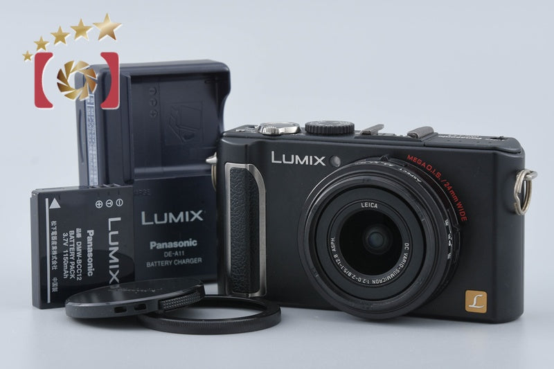 [Used] Panasonic LUMIX DMC-LX3 Black Compact Digital Camera