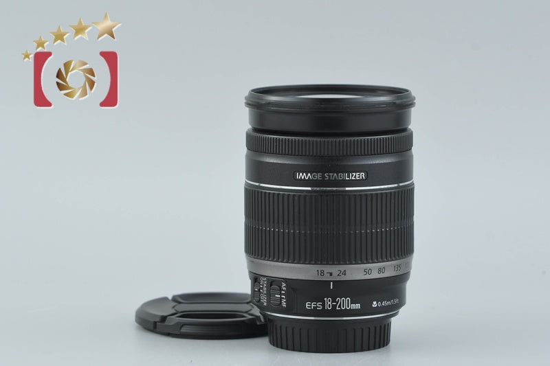 【中古】Canon キヤノン EF-S 18-200mm f/3.5-5.6 IS