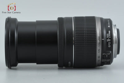 【中古】Canon キヤノン EF-S 18-200mm f/3.5-5.6 IS