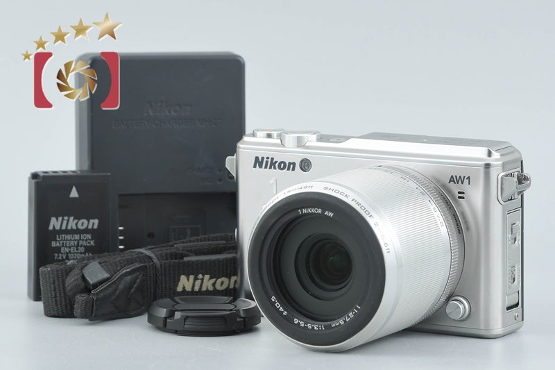[Used] Nikon 1 AW1 Waterproof Zoom Lens Kit Silver - Low Shutter Count