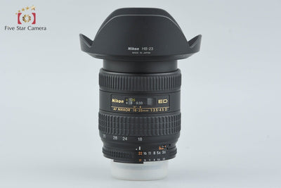 [Used] Nikon AF NIKKOR 18-35mm f/3.5-4.5 D ED