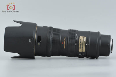 【中古】Nikon ニコン AF-S NIKKOR 70-200mm f/2.8 G ED VR