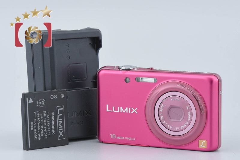 [Used] Panasonic LUMIX DMC-FH7 Passion Pink Compact Digital Camera