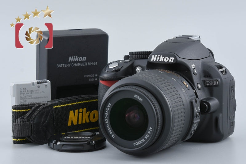 [Used] Nikon D3100 18-55 VR Lens Kit Black - Low Shutter Count