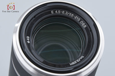 [Used] SONY E 55-210mm f/4.5-6.3 OSS SEL55210 Silver