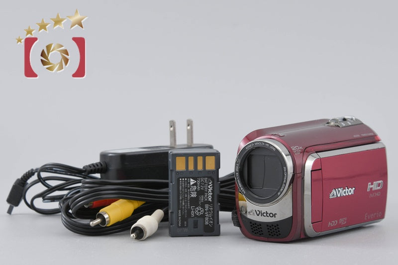 [Used] JVC Kenwood Everio GZ-HD300-R Red Video Camera