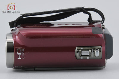 [Used] JVC Kenwood Everio GZ-HD300-R Red Video Camera