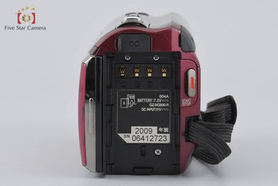 [Used] JVC Kenwood Everio GZ-HD300-R Red Video Camera