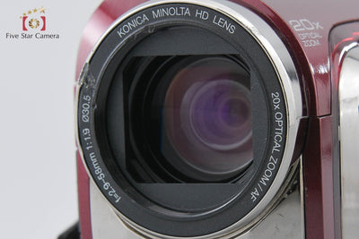 [Used] JVC Kenwood Everio GZ-HD300-R Red Video Camera