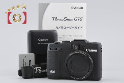 [Used] Canon PowerShot G16 Compact Digital Camera