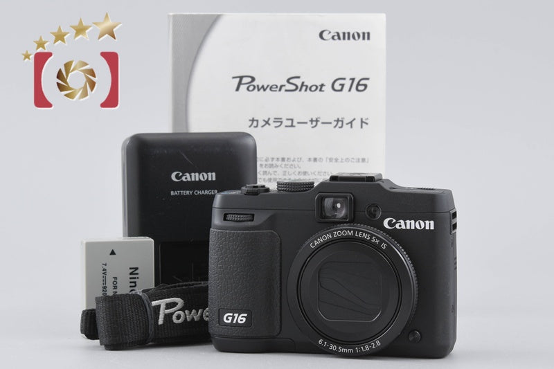 [Used] Canon PowerShot G16 Compact Digital Camera