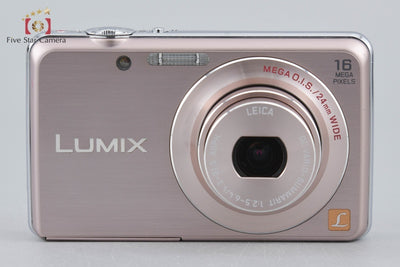 Used: Panasonic LUMIX DMC-FH8 Pink Gold Compact Digital Camera
