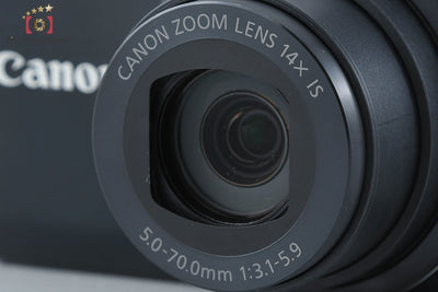 [Used] Canon PowerShot SX210 IS Black Compact Digital Camera