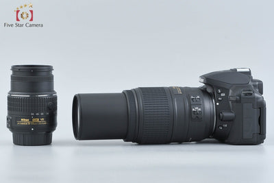 [Used] Nikon D5300 Double Zoom Kit Black - Very Low Shutter Count