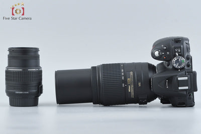 [Used] Nikon D5300 Double Zoom Kit Black - Very Low Shutter Count