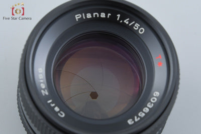 【中古】CONTAX コンタックス Carl Zeiss Planar 50mm f/1.4 T* AEJ