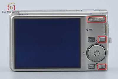 【中古】Nikon ニコン COOLPIX S600 チタンシルバー コンパクトデジタルカメラ