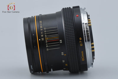 【中古】ZENZA BRONICA ゼンザブロニカ ZENZANON-S 80mm f/2.8 SQ用 2025.12月 オーバーホール済み