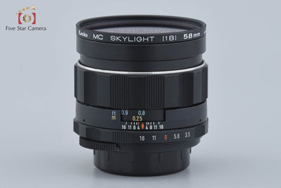 【Used】PENTAX SMC TAKUMAR 24mm f/3.5 Overhauled in Dec. 2025
