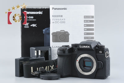 [Used] Panasonic LUMIX DC-G99 Black Mirrorless Camera with Original Box