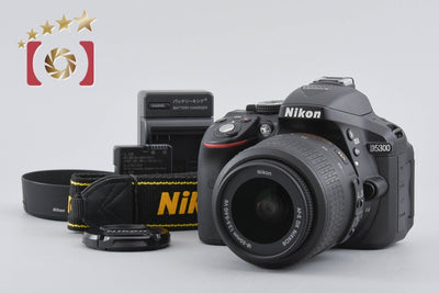 [Used] Nikon D5300 Black + AF-S DX NIKKOR 18-55mm f/3.5-5.6 G VR Low Shutter Count