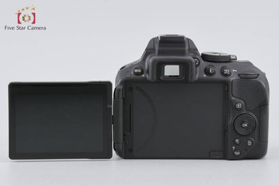 [Used] Nikon D5300 Black + AF-S DX NIKKOR 18-55mm f/3.5-5.6 G VR Low Shutter Count