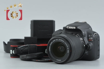 [Used] Canon EOS Kiss X7 EF-S 18-55mm IS STM Lens Kit Black