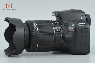 [Used] Canon EOS Kiss X7 EF-S 18-55mm IS STM Lens Kit Black