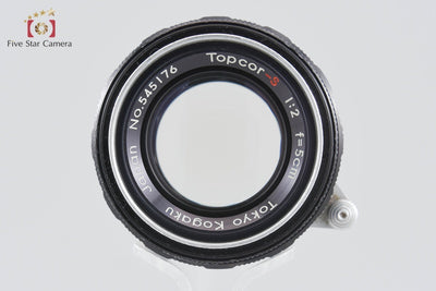 [Used] Tokyo Kogaku TOPCON Topcon TOPCOR-S 50mm f/2 L39 Leica Screw Mount