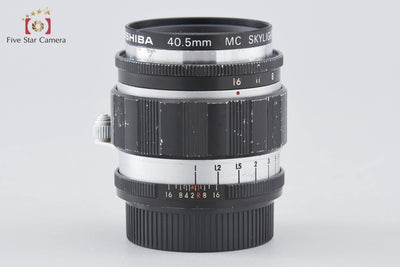 [Used] Tokyo Kogaku TOPCON Topcon TOPCOR-S 50mm f/2 L39 Leica Screw Mount