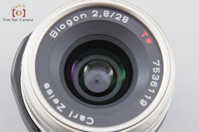 【中古】CONTAX コンタックス Carl Zeiss Biogon 28mm f/2.8 T*